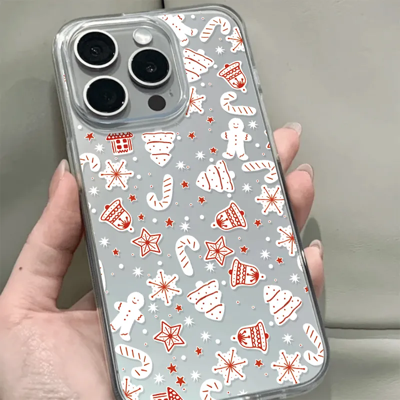 Cartoon Glitter Christmas Tree Full-Cover Phone Case