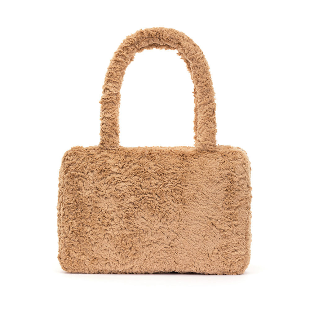 Brown Plush Bear Tote Bag