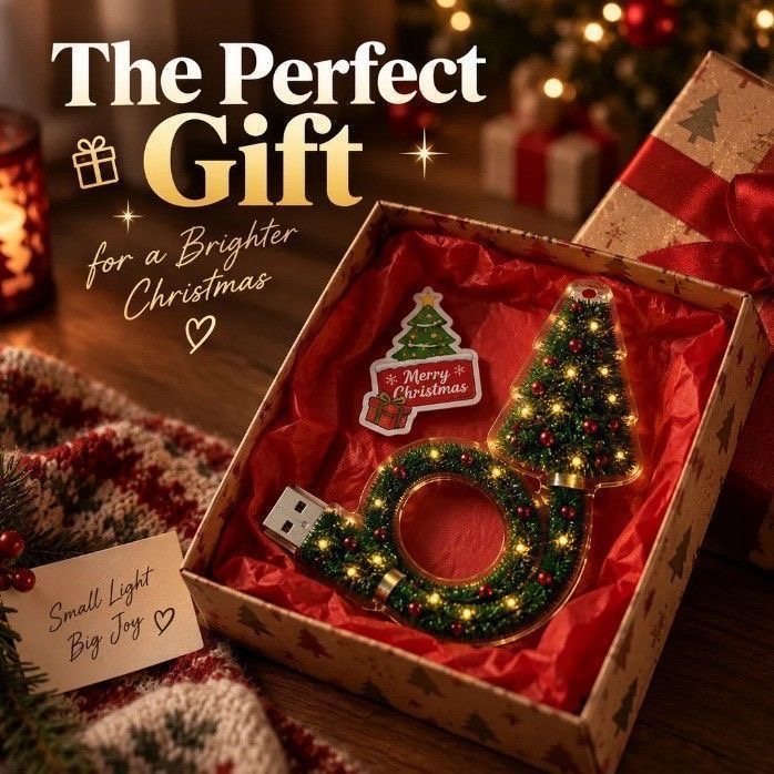 Plug-in Christmas Tree Projector Night Light