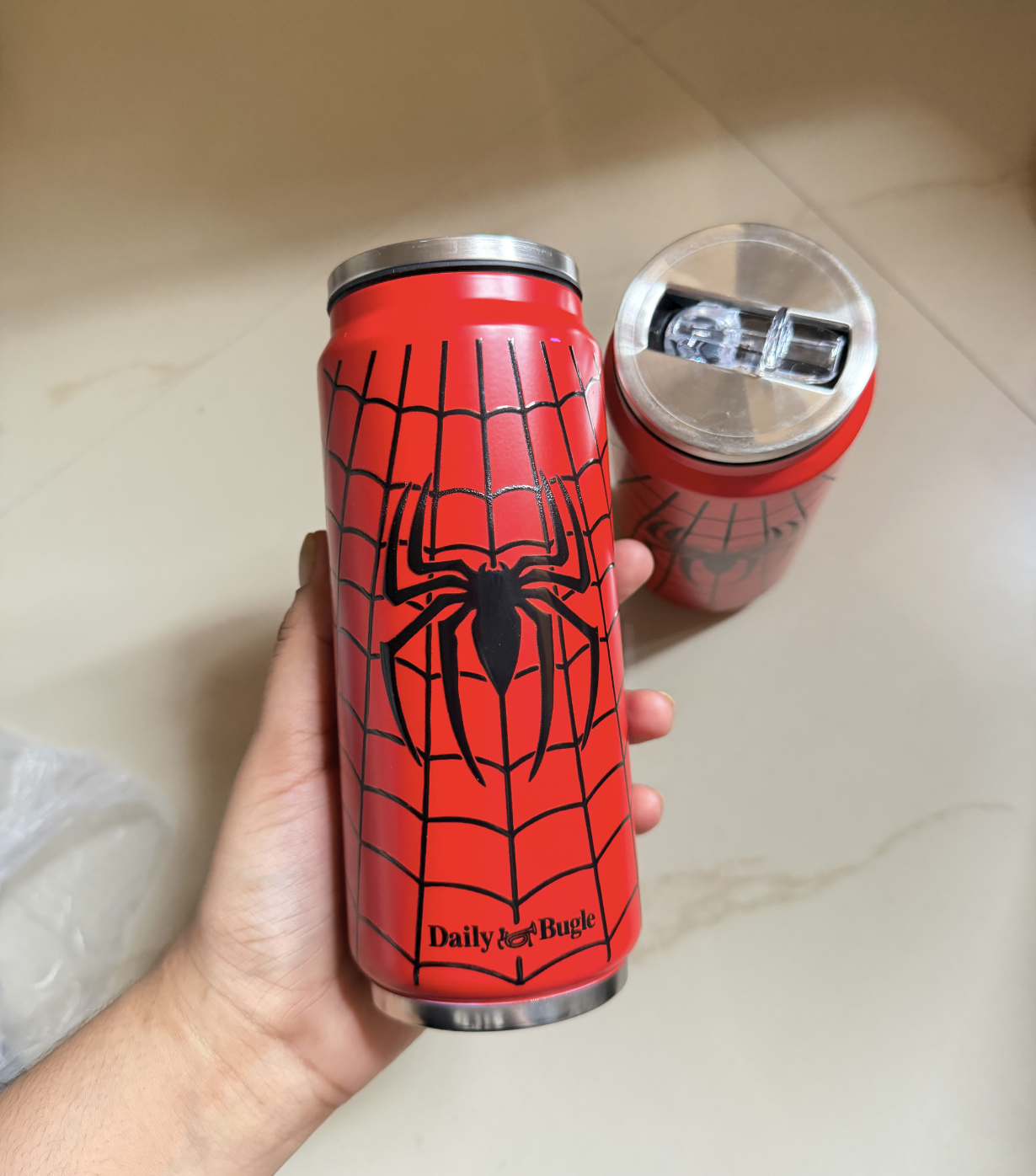 Creative Web-Style Travel Tumbler