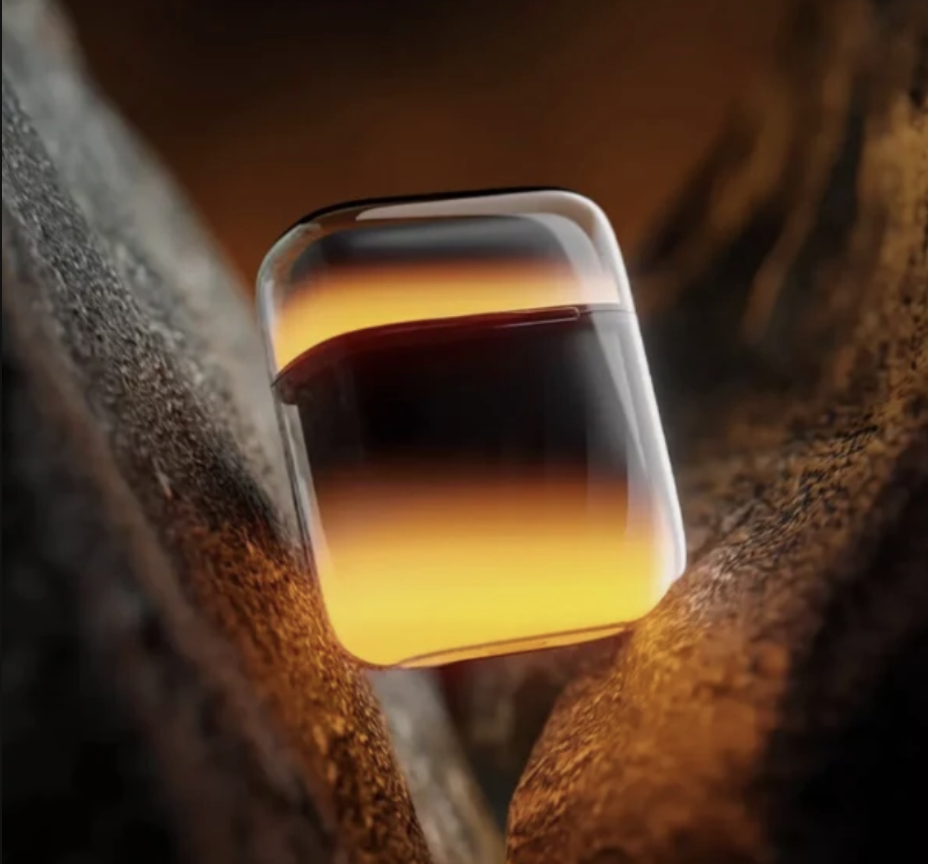 Creative Sand-Flow Glow-in-the-Dark Airpods Case