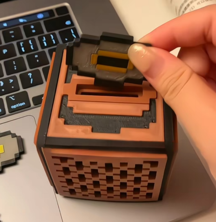 Minecraft Pixel Music Box Turntable