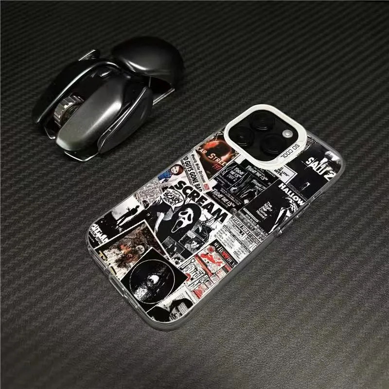 Personalized poster fragment color silver mobile phone case