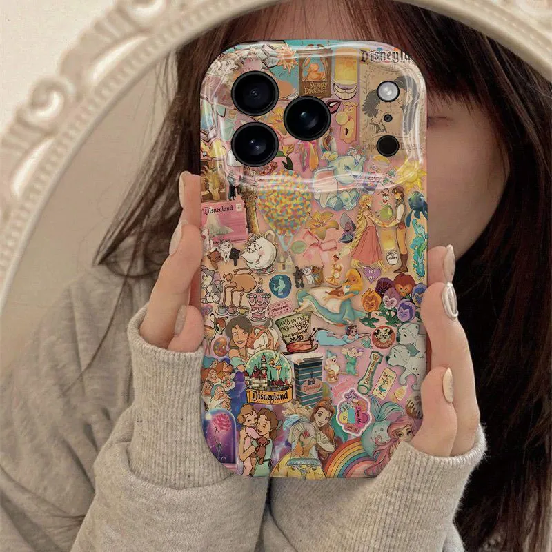 Anime princess full-coverage phone case iphone17