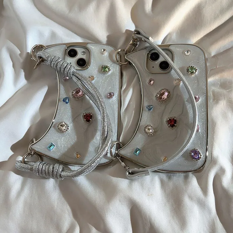 3D Colored Diamond Phone Case Bag