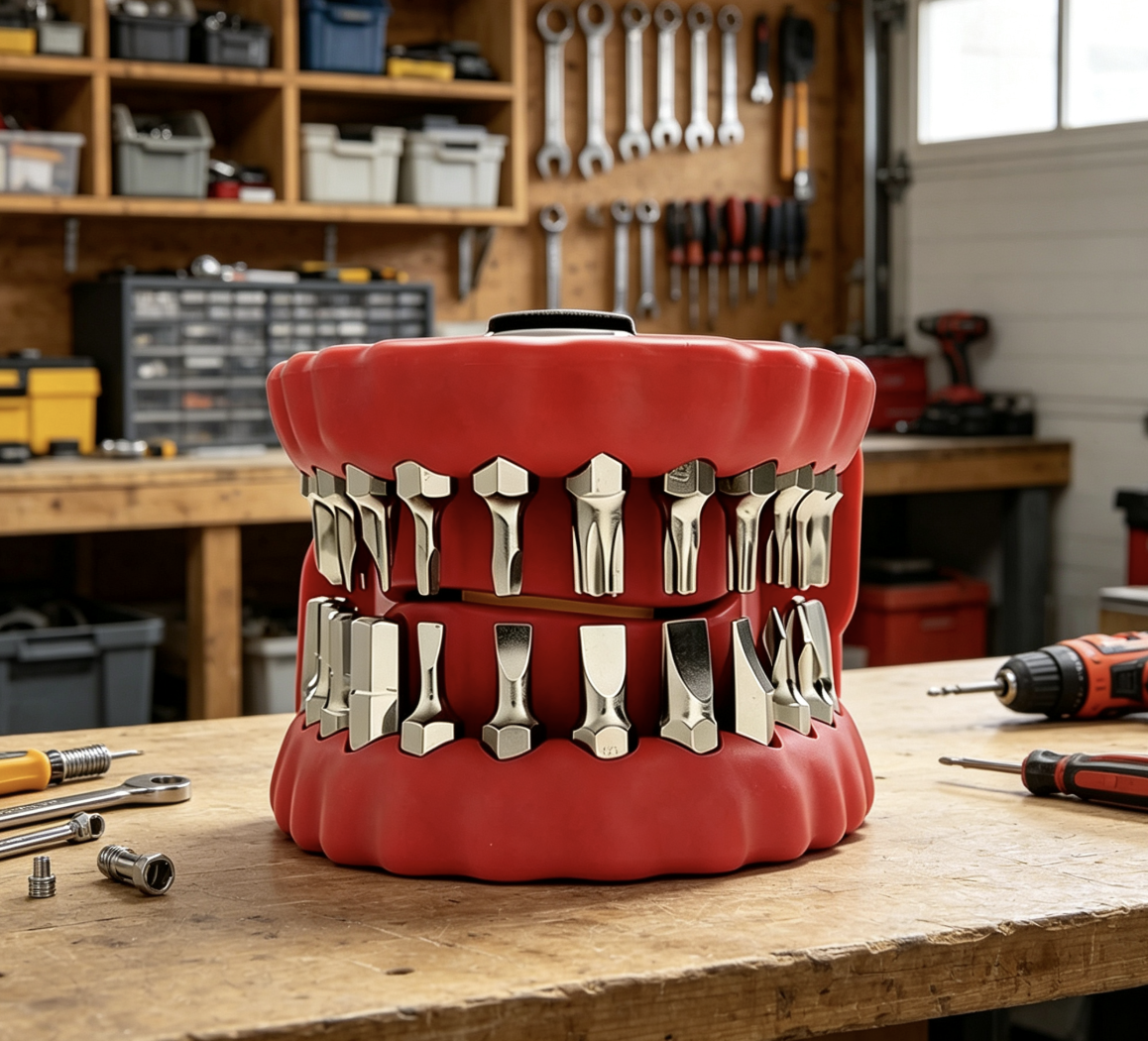 Novelty Denture Teeth Multi-bit Screwdriver Set