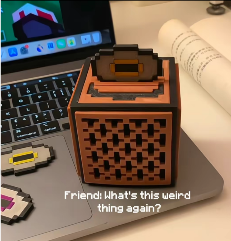Minecraft Pixel Music Box Turntable