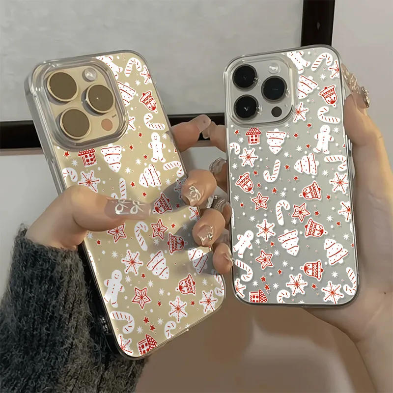 Cartoon Glitter Christmas Tree Full-Cover Phone Case