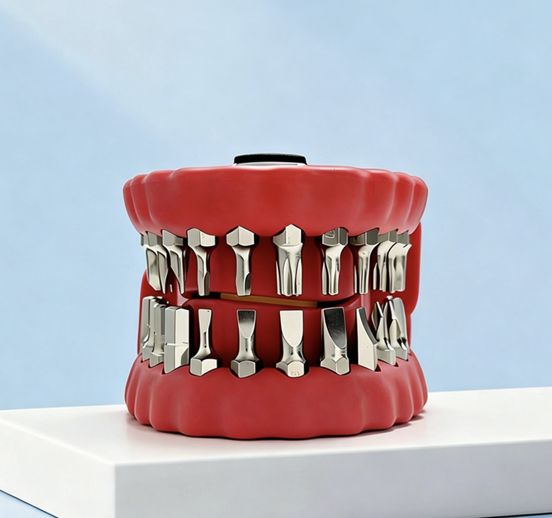 Novelty Denture Teeth Multi-bit Screwdriver Set