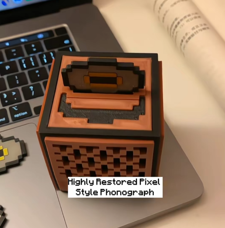 Minecraft Pixel Music Box Turntable