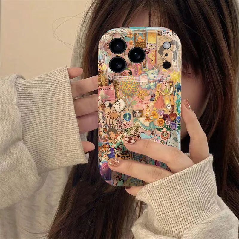 Anime princess full-coverage phone case iphone17