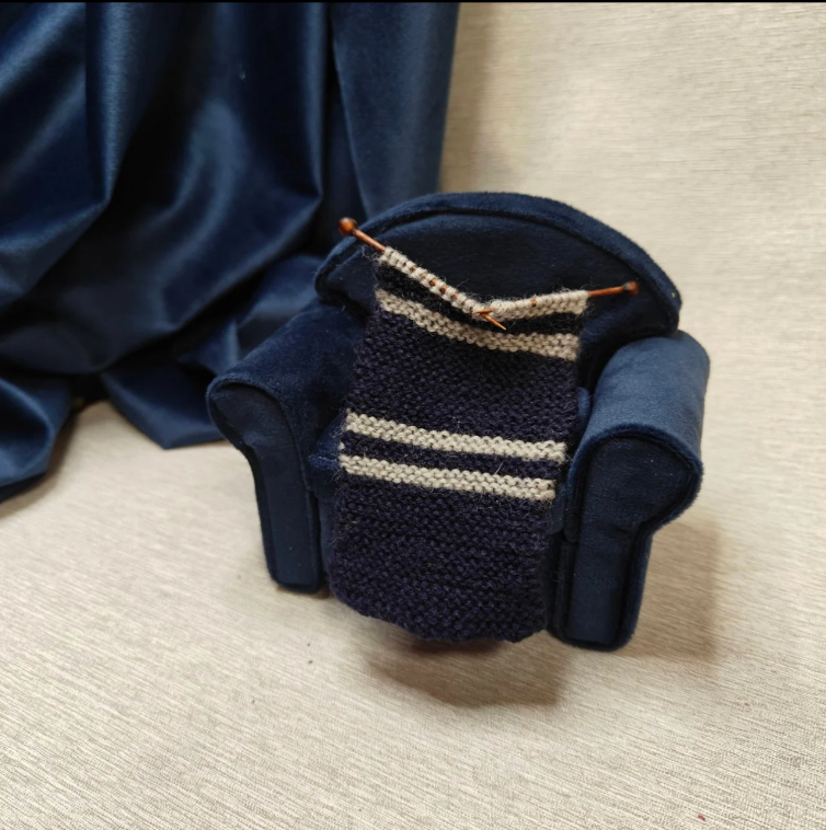 Handcrafted Magical Academy Sofa Fridge Magnet