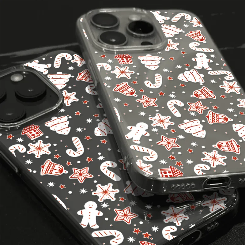 Cartoon Glitter Christmas Tree Full-Cover Phone Case