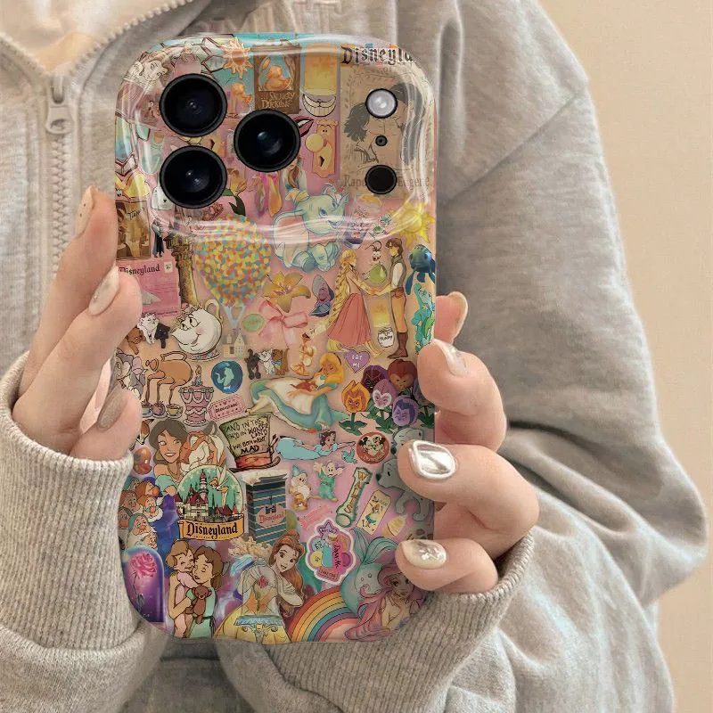 Anime princess full-coverage phone case iphone17