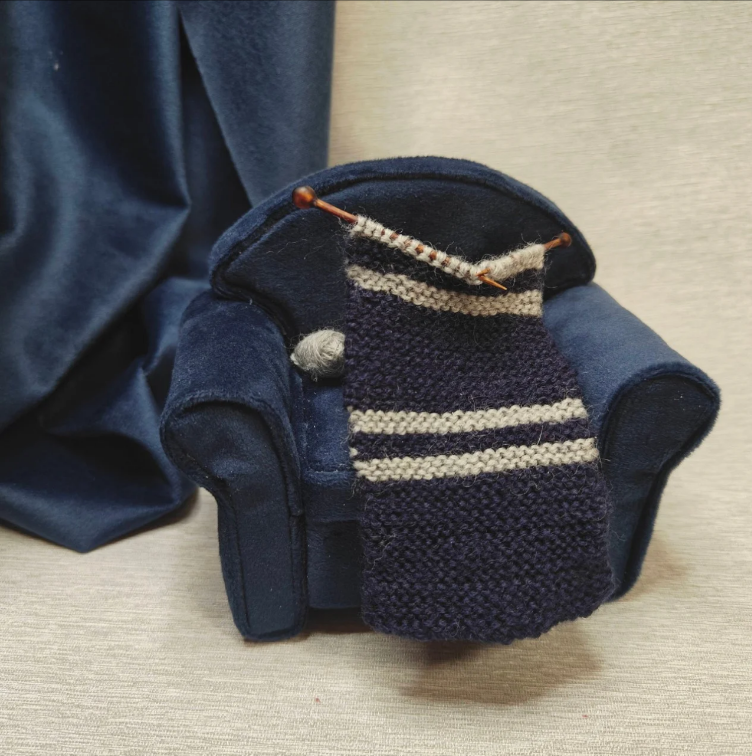 Handcrafted Magical Academy Sofa Fridge Magnet