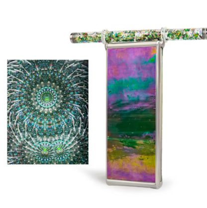 Ocean Pearl Shell Glass Prism Kaleidoscope