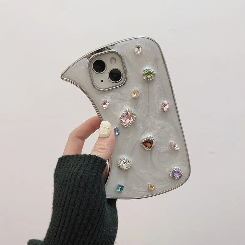 3D Colored Diamond Phone Case Bag