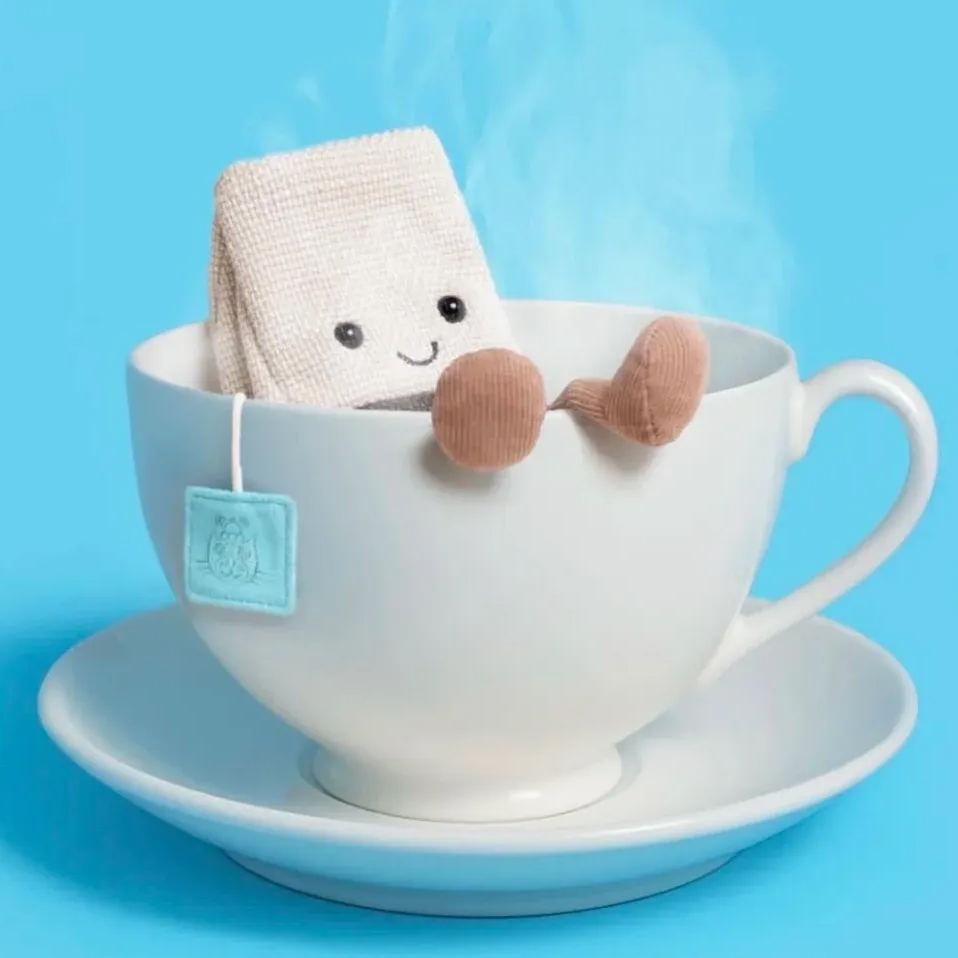 Cute Cartoon Doll Tea Bag Charm