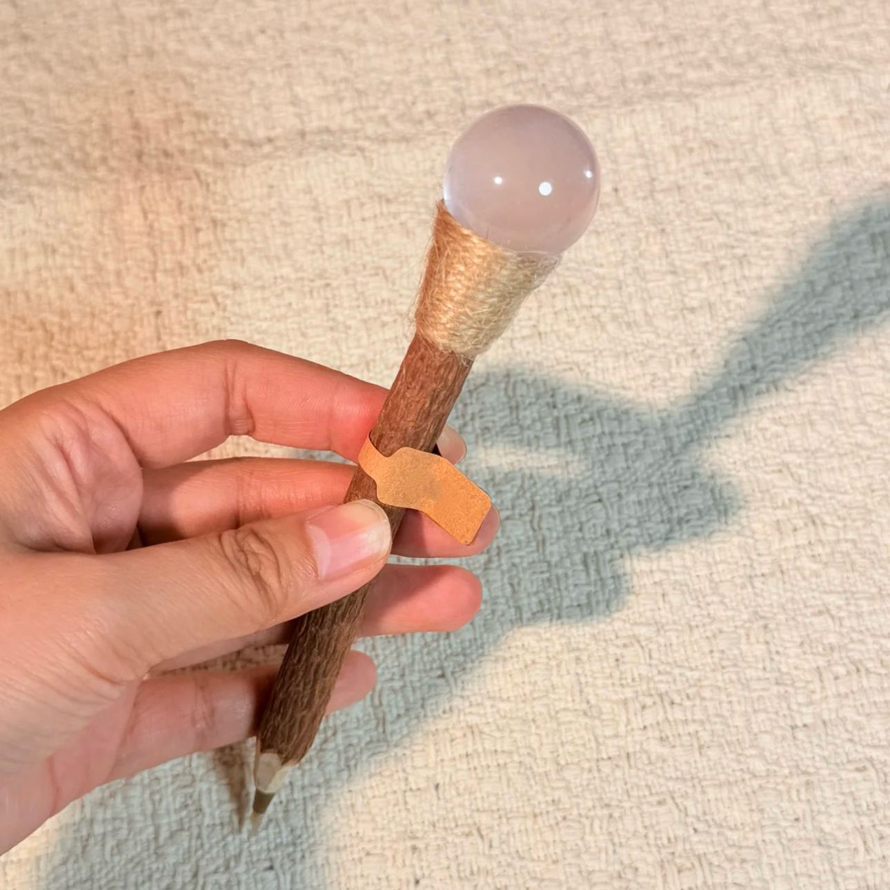 Handcrafted Aquamarine Lucky Crystal Pen