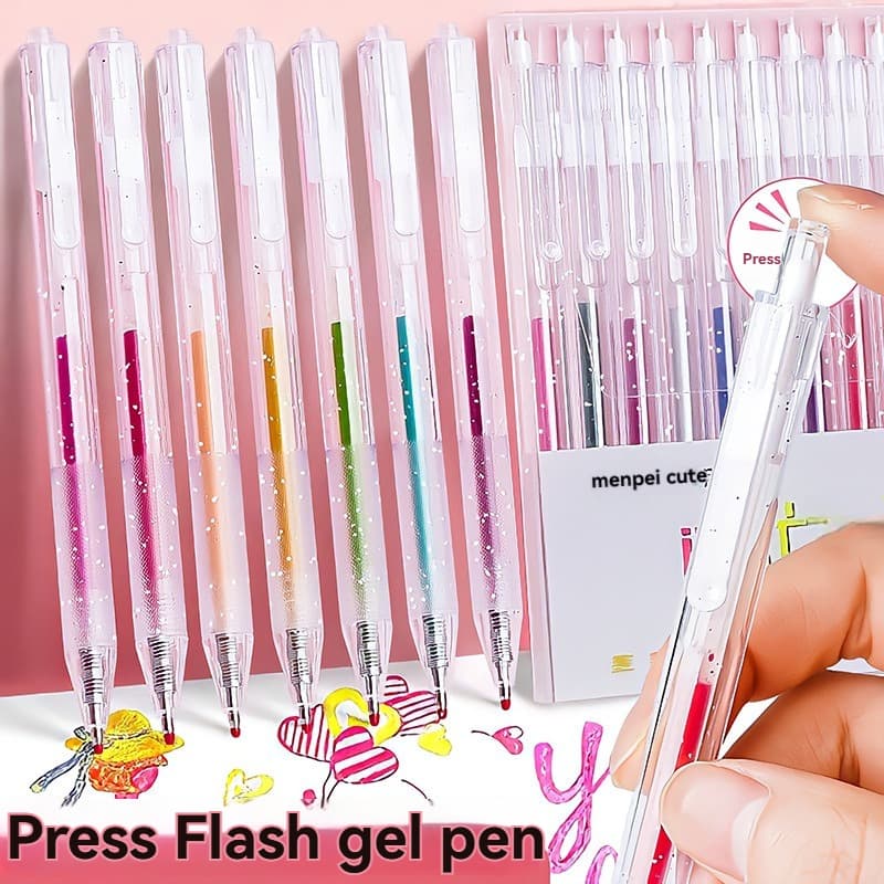 Quicksand Flash Highlighter Pen - Cute Student Stationery