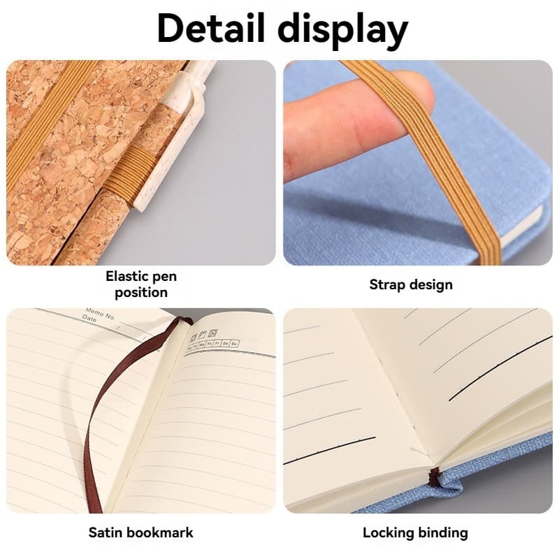 Eco-Friendly Cork A5 Notebook - Office Study Gift Box