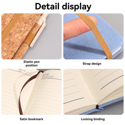 Eco-Friendly Cork A5 Notebook - Office Study Gift Box
