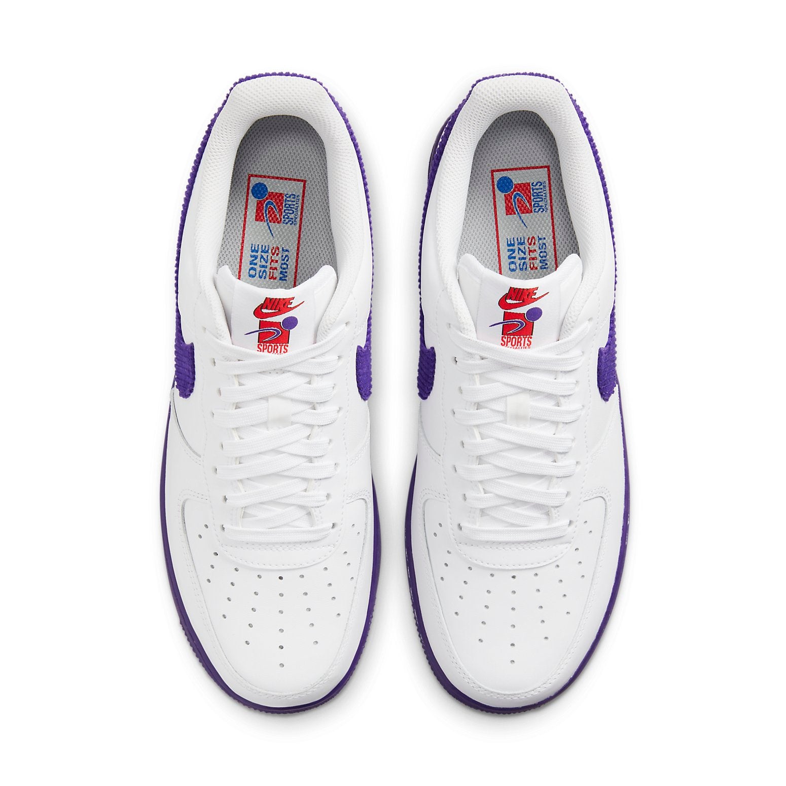 nitthhke Air Force 1 '07 LV8 EMB 'White Court Purple' DB0264-100
