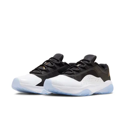Air jordtthhan 11 CMFT Low 'Black White Metallic Gold' DN4180-070