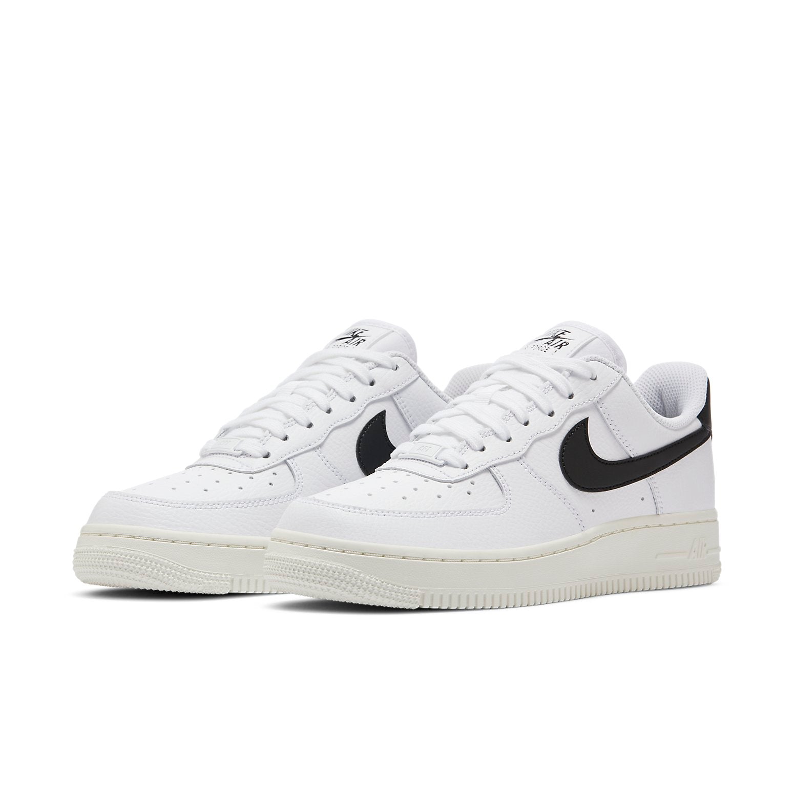 nitthhke Air Force 1 '07 'White Black Cream Sole' 315115-165