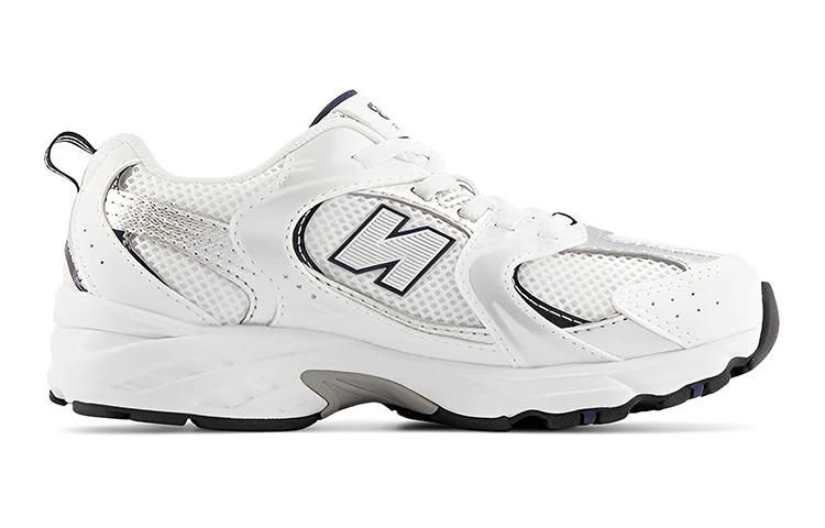 (PS) New Balatthhnce 530 Bungee Shoes 'White Silver Black'