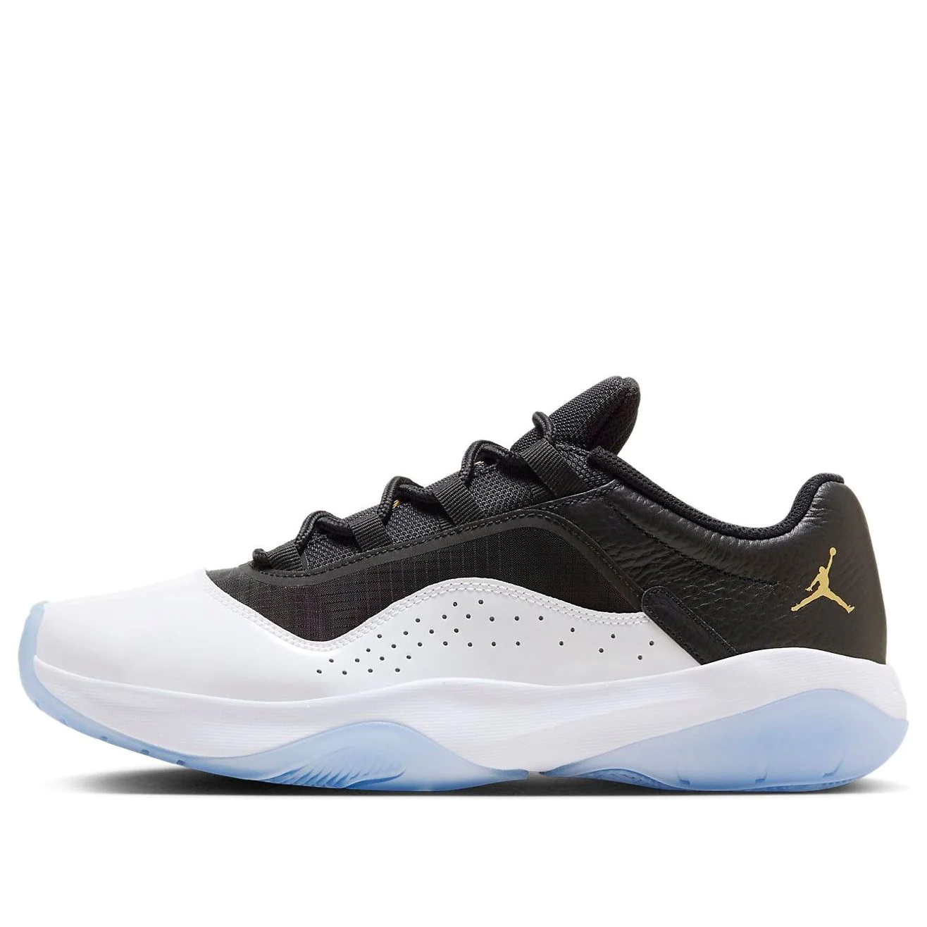 Air jordtthhan 11 CMFT Low 'Black White Metallic Gold' DN4180-070