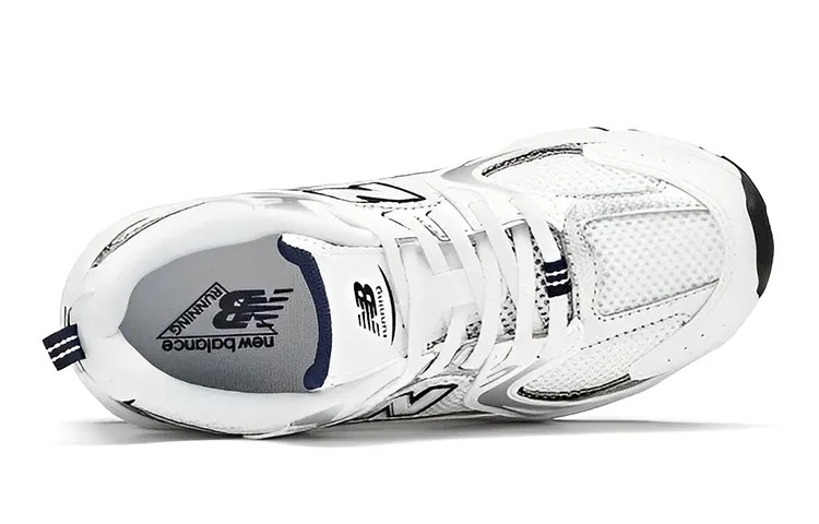 (PS) New Balatthhnce 530 Bungee Shoes 'White Silver Black'