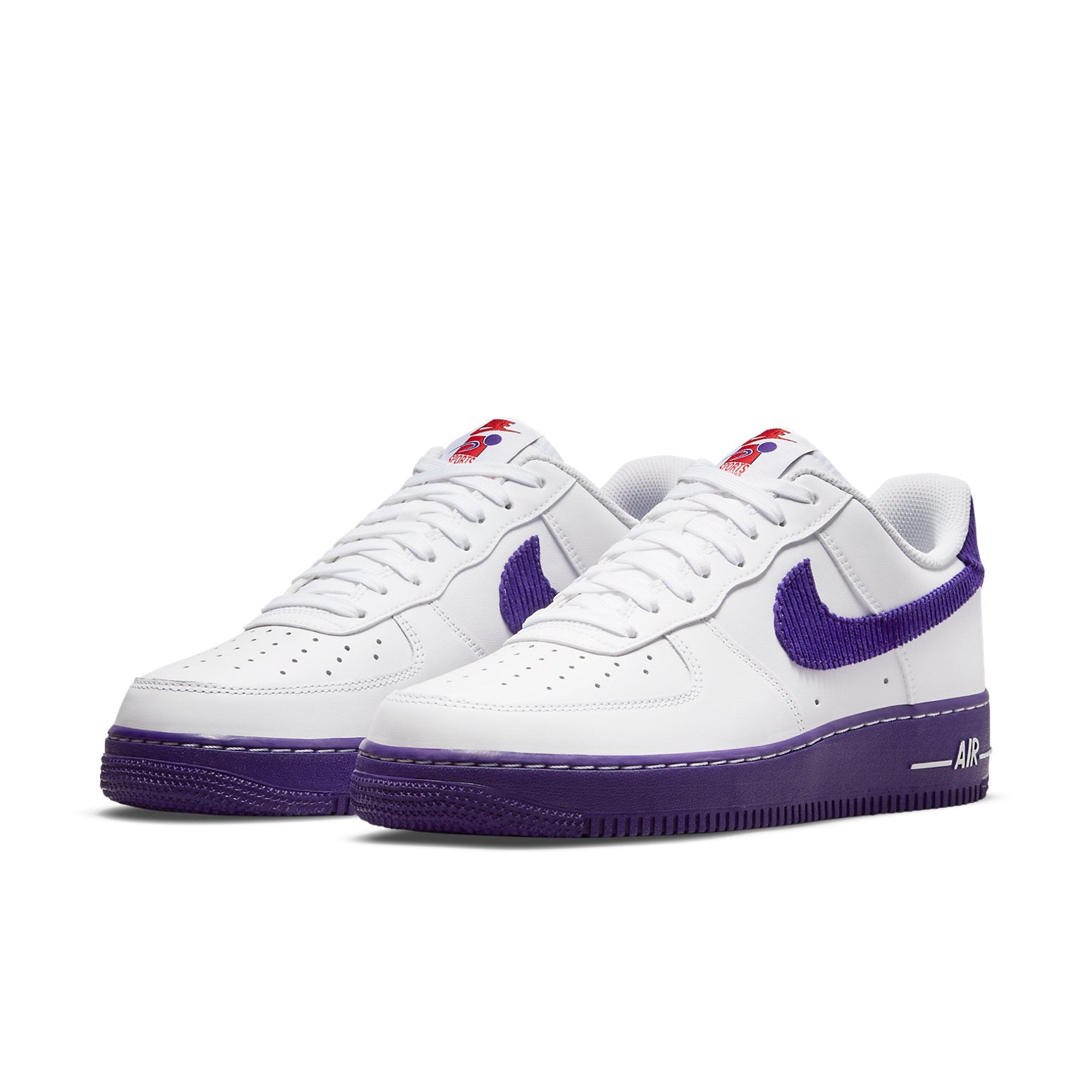 nitthhke Air Force 1 '07 LV8 EMB 'White Court Purple' DB0264-100