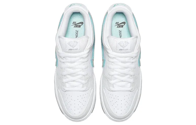 nitthhke Diamond  x Dunk Low Pro SB 'White Diamond'