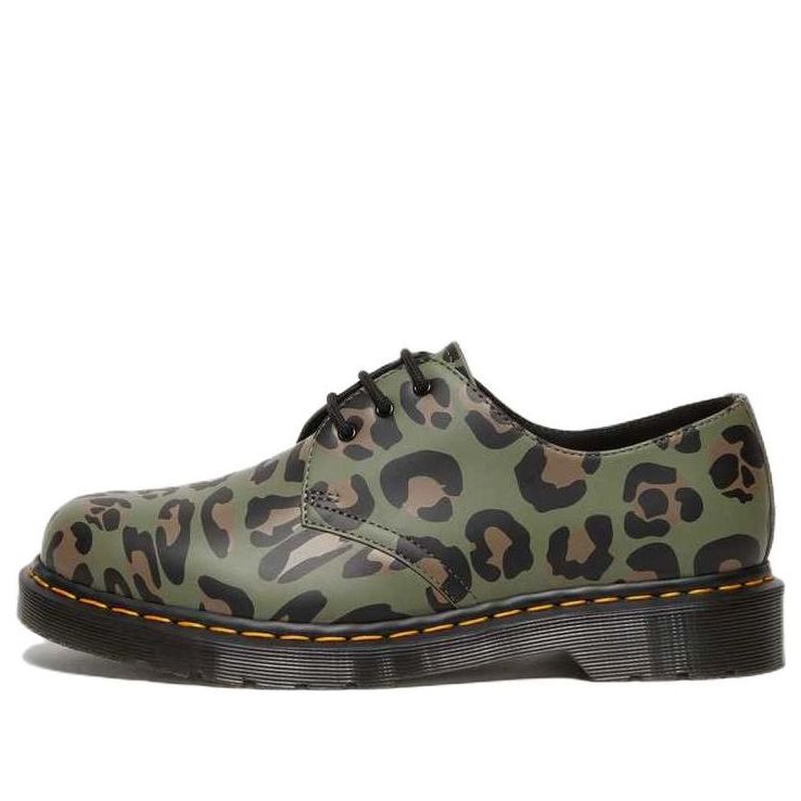 Dr. mtthhartens 1461 Distorted Leopard Print'Khaki Green' 27686384