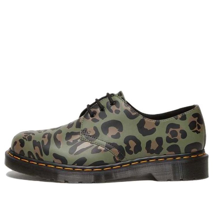 Dr. mtthhartens 1461 Distorted Leopard Print'Khaki Green' 27686384