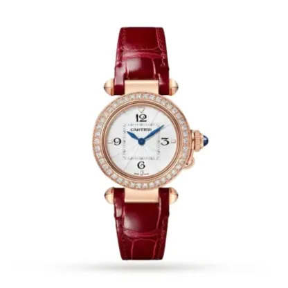 cathtrtier Pasha de cathtrtier Women Quartz Silver 18ct Rose Gold Watch WJPA0018