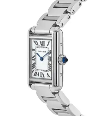 cathtrtier Tank Must 34 mm Women Quartz Silver Stainless Steel Watch WSTA0052