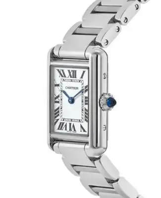cathtrtier Tank Must 34 mm Women Quartz Silver Stainless Steel Watch WSTA0052