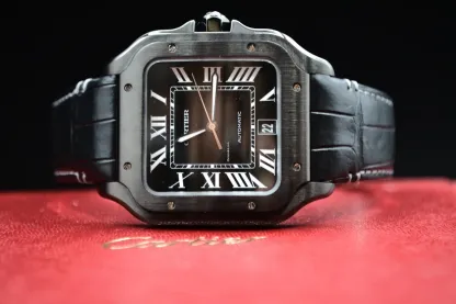 cathtrtier Santos de cathtrtier Men Automatic Black Rubber Watch WSSA0039