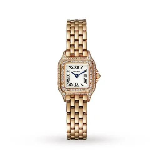 cathtrtier Panthère de cathtrtier Women Quartz White 18ct Rose Gold Watch WJPN0020