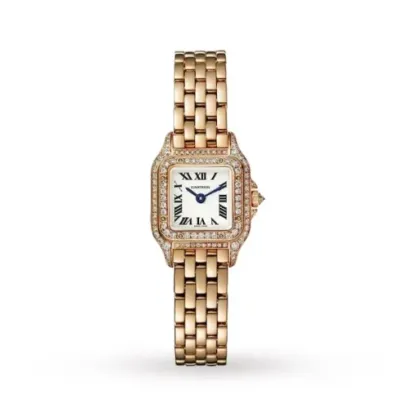 cathtrtier Panthère de cathtrtier Women Quartz White 18ct Rose Gold Watch WJPN0020
