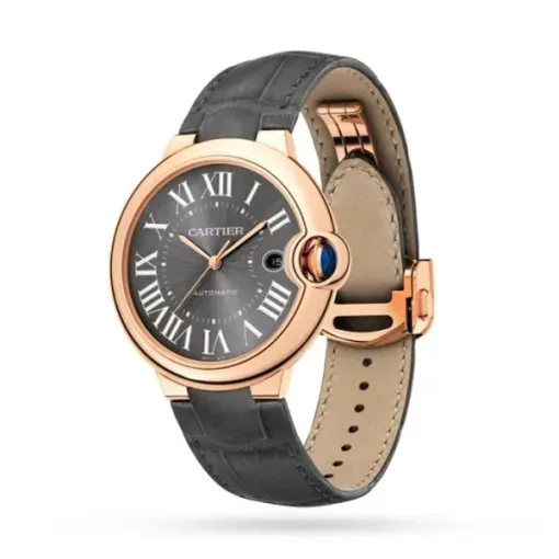 cathtrtier Ballon Bleu de cathtrtier Men Automatic Grey Alligator Watch WGBB0050