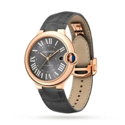 cathtrtier Ballon Bleu de cathtrtier Men Automatic Grey Alligator Watch WGBB0050