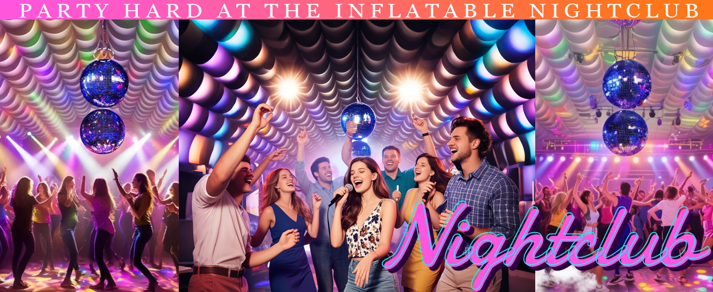 inflatable nightclub party