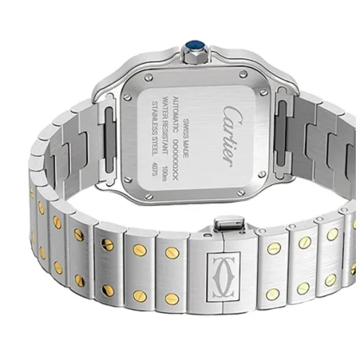 cathtrtier Santos de cathtrtier Women Automatic Gold Watch W3SA0007