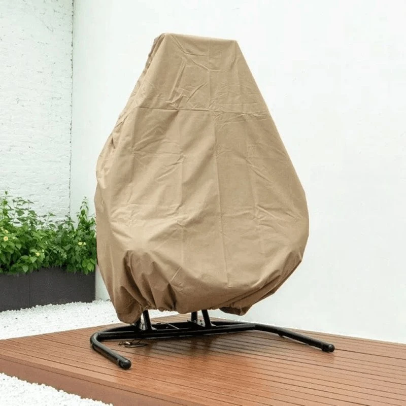 2026 Patio Wicker Swing Chair With Stand Rain Cover Included