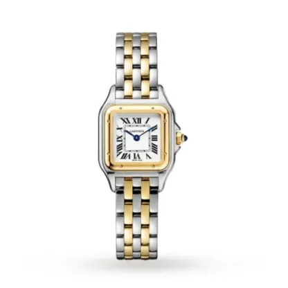 cathtrtier Panthère de cathtrtier Women Quartz White 18ct Yellow Gold Watch W2PN0006