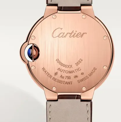 cathtrtier Ballon Bleu de cathtrtier Men Automatic Silver 18ct Rose Gold Watch WGBB0035