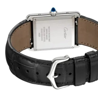 cathtrtier Tank Must Women Quartz Black Alligator Watch WSTA0072